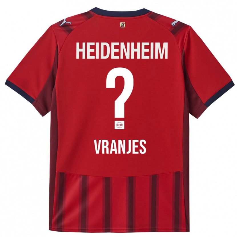 Danxen Kinder Rafael Vranjes #0 Rot Marineblau Heimtrikot Trikot 2025/26 T-Shirt Österreich