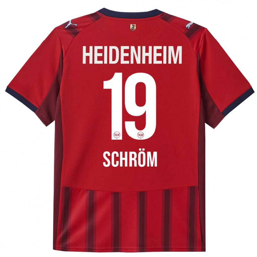 Danxen Kinder Aline Schröm #19 Rot Marineblau Heimtrikot Trikot 2025/26 T-Shirt Österreich