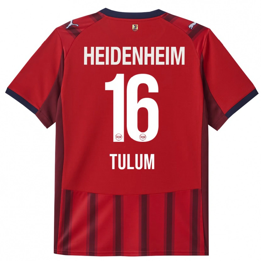 Danxen Kinder Melih Tulum #16 Rot Marineblau Heimtrikot Trikot 2025/26 T-Shirt Österreich