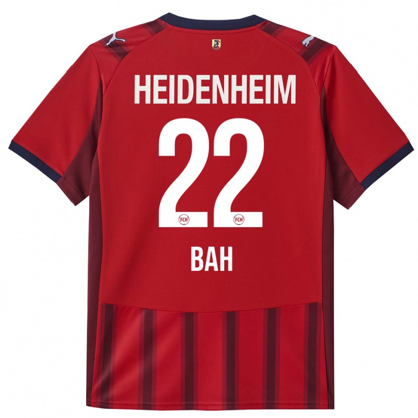 Danxen Kinder Tigidankay Bah #22 Rot Marineblau Heimtrikot Trikot 2025/26 T-Shirt Österreich
