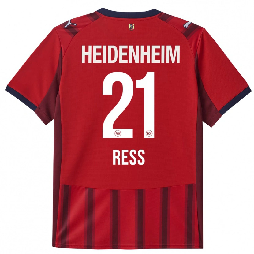 Danxen Kinder Leonie Reß #21 Rot Marineblau Heimtrikot Trikot 2025/26 T-Shirt Österreich