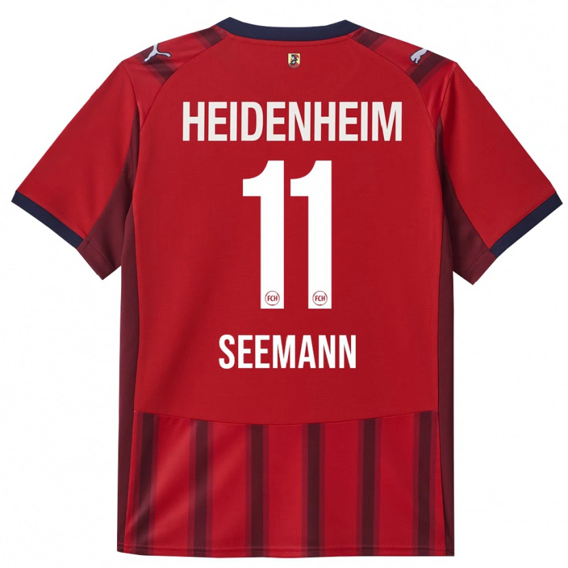 Danxen Kinder Maria Seemann #11 Rot Marineblau Heimtrikot Trikot 2025/26 T-Shirt Österreich