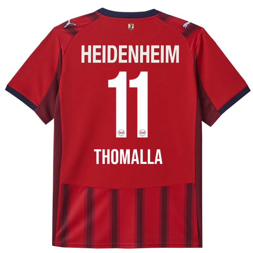 Danxen Kinder Denis Thomalla #11 Rot Marineblau Heimtrikot Trikot 2025/26 T-Shirt Österreich