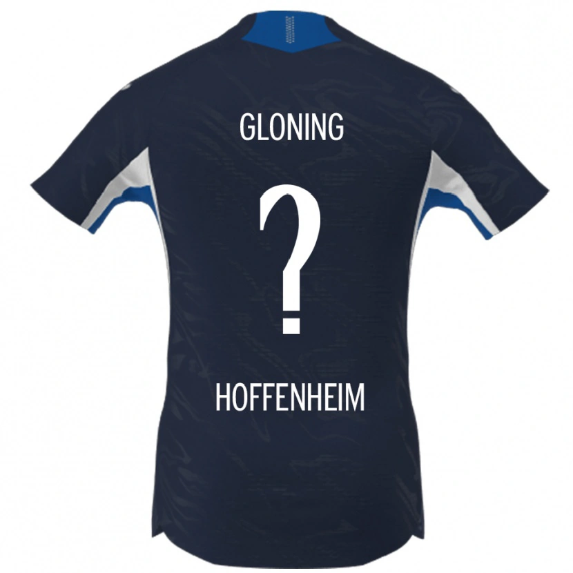 Danxen Kinder Laura Gloning #0 Marineblau Weiß Heimtrikot Trikot 2025/26 T-Shirt Österreich