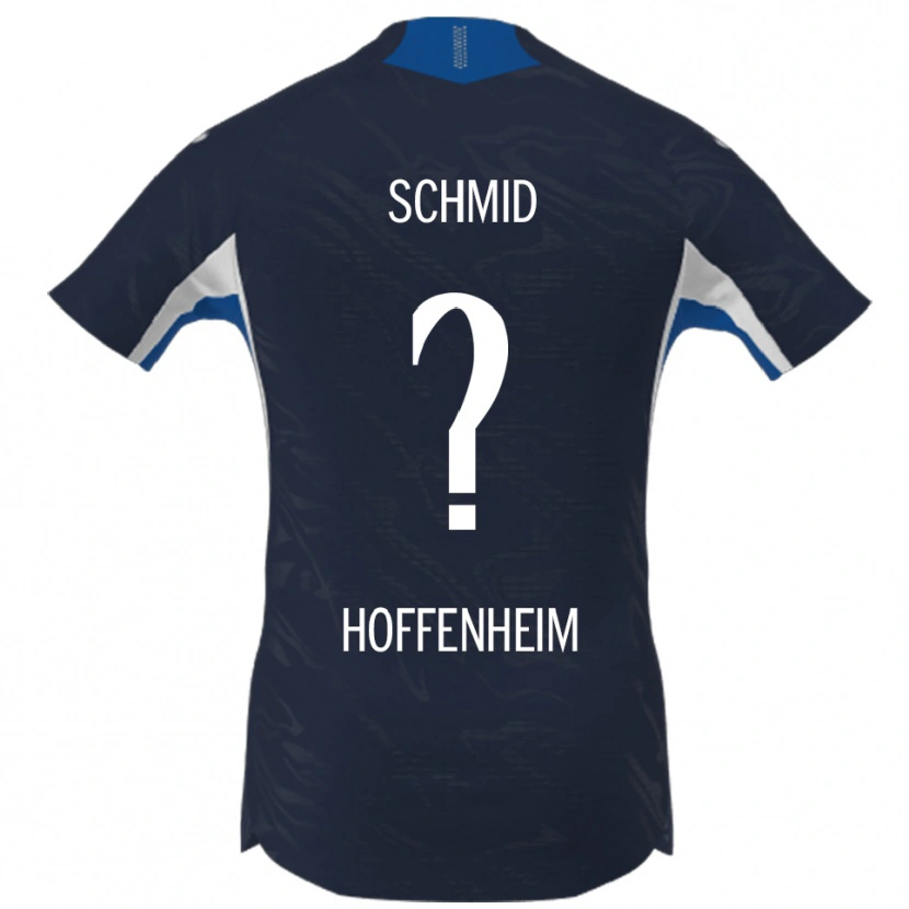 Danxen Kinder Juliane Schmid #0 Marineblau Weiß Heimtrikot Trikot 2025/26 T-Shirt Österreich