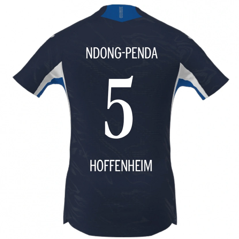 Danxen Kinder Maxime Ndong-Penda #5 Marineblau Weiß Heimtrikot Trikot 2025/26 T-Shirt Österreich