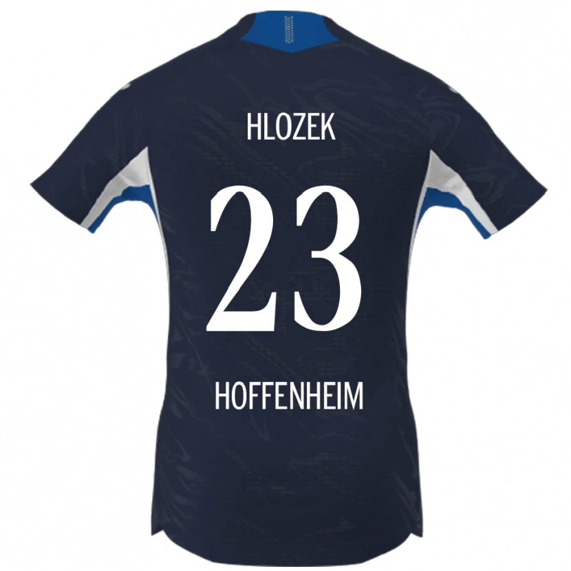 Danxen Kinder Adam Hlozek #23 Marineblau Weiß Heimtrikot Trikot 2025/26 T-Shirt Österreich