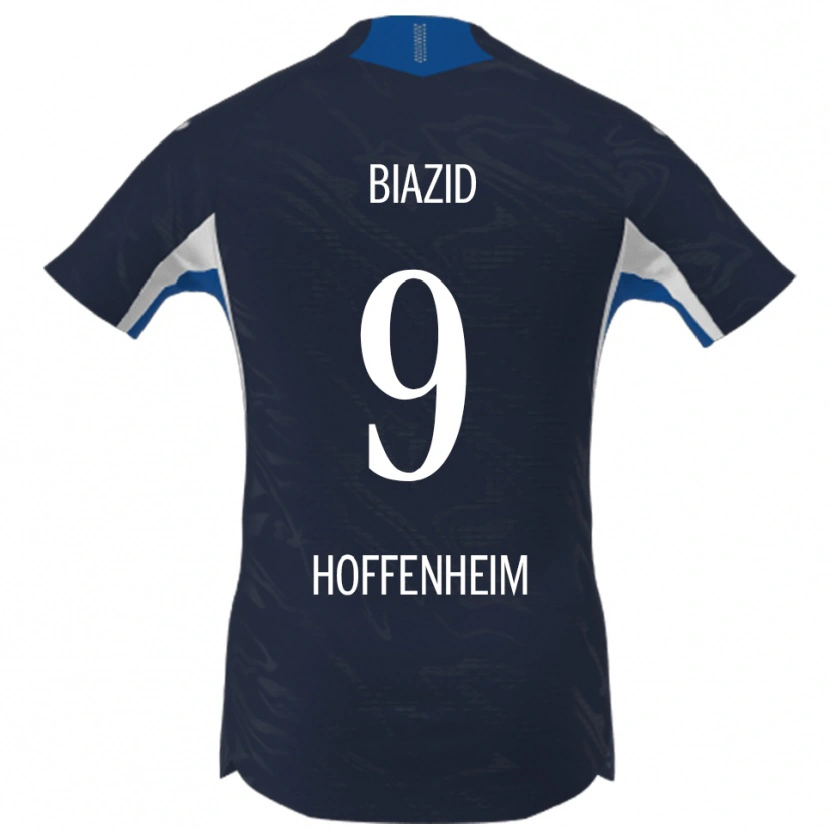 Danxen Kinder Zain Biazid #9 Marineblau Weiß Heimtrikot Trikot 2025/26 T-Shirt Österreich