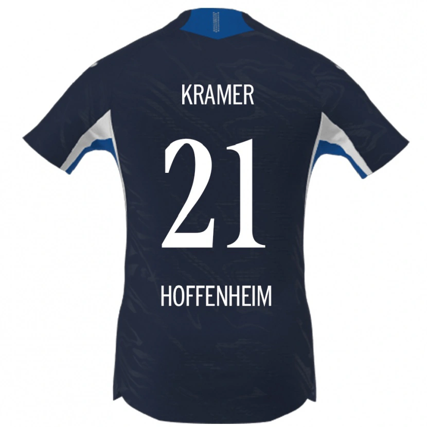 Danxen Kinder Emil Kramer #21 Marineblau Weiß Heimtrikot Trikot 2025/26 T-Shirt Österreich