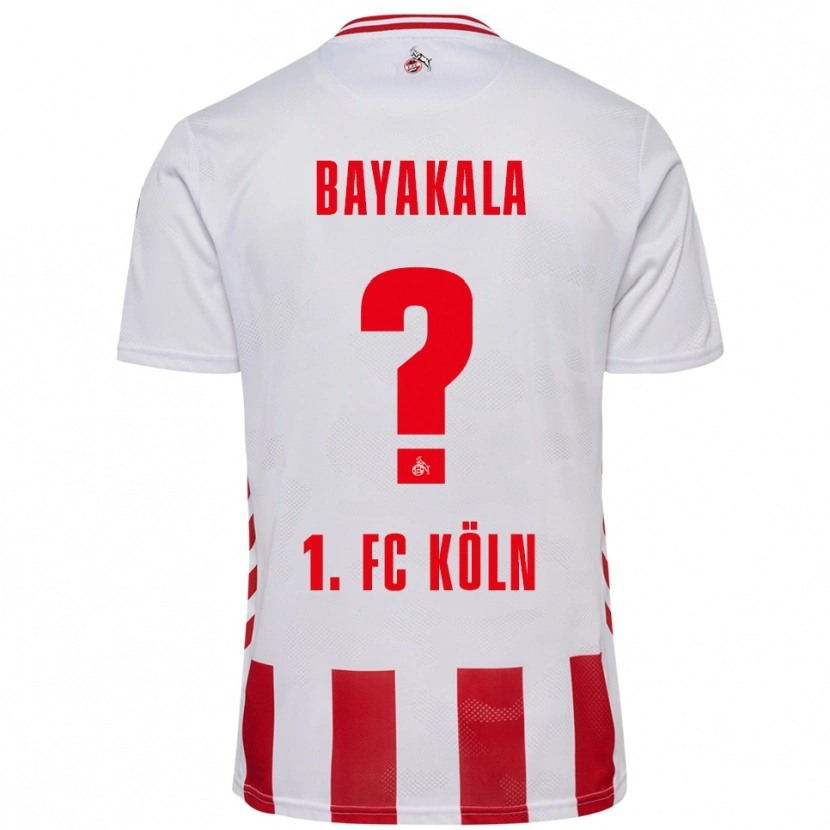 Danxen Kinder Aaron Bayakala #0 Weiß Rot Heimtrikot Trikot 2025/26 T-Shirt Österreich