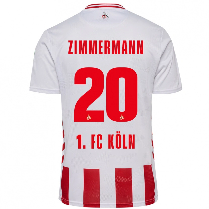 Danxen Kinder Nick Zimmermann #20 Weiß Rot Heimtrikot Trikot 2025/26 T-Shirt Österreich