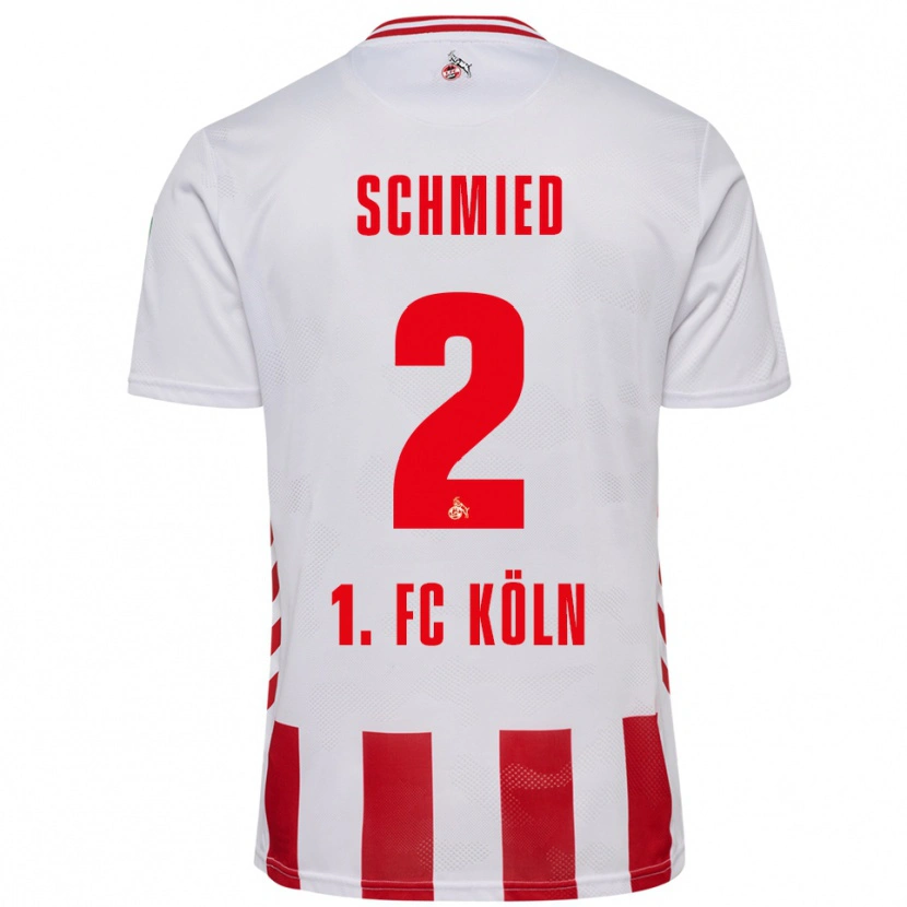 Danxen Kinder Joël Schmied #2 Weiß Rot Heimtrikot Trikot 2025/26 T-Shirt Österreich