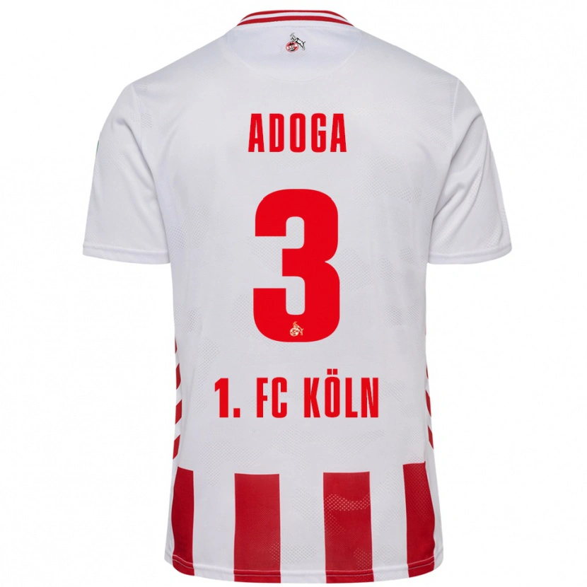Danxen Kinder Brian Adoga #3 Weiß Rot Heimtrikot Trikot 2025/26 T-Shirt Österreich