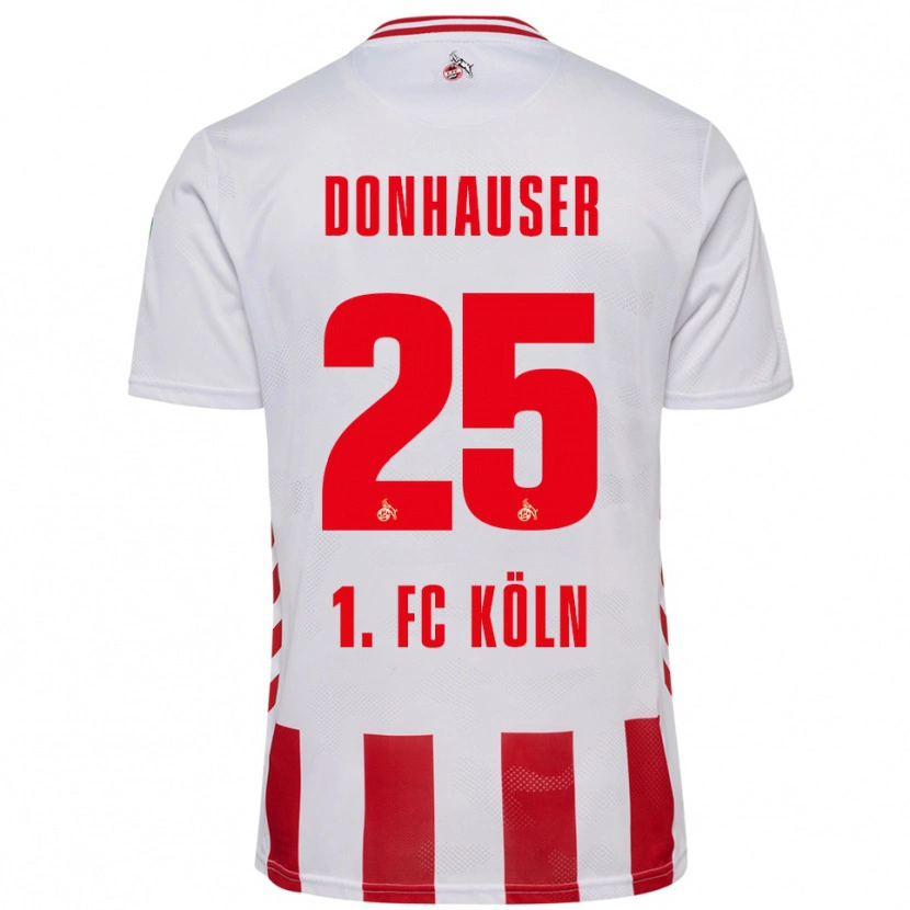 Danxen Kinder Laura Donhauser #25 Weiß Rot Heimtrikot Trikot 2025/26 T-Shirt Österreich