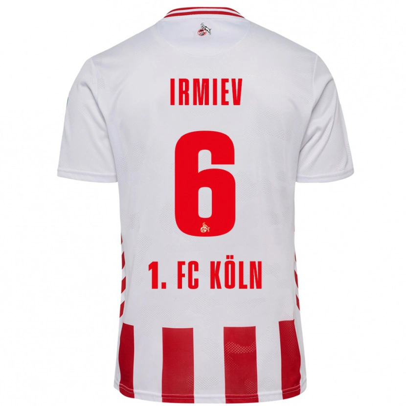 Danxen Kinder Kristiyan Irmiev #6 Weiß Rot Heimtrikot Trikot 2025/26 T-Shirt Österreich