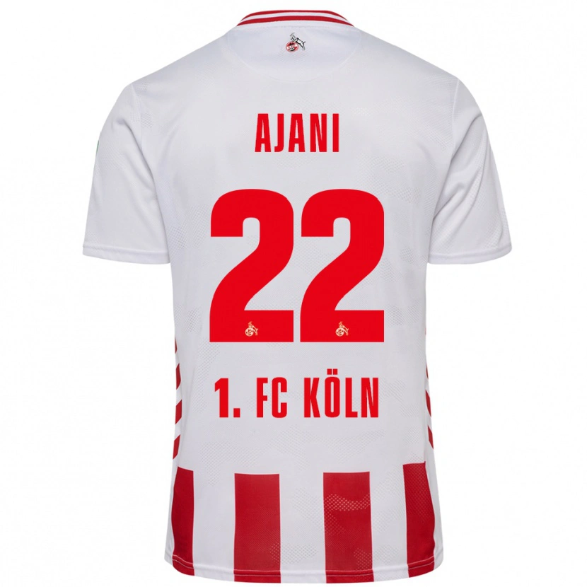 Danxen Kinder Marvin Ajani #22 Weiß Rot Heimtrikot Trikot 2025/26 T-Shirt Österreich