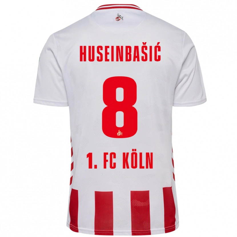 Danxen Kinder Denis Huseinbasic #8 Weiß Rot Heimtrikot Trikot 2025/26 T-Shirt Österreich