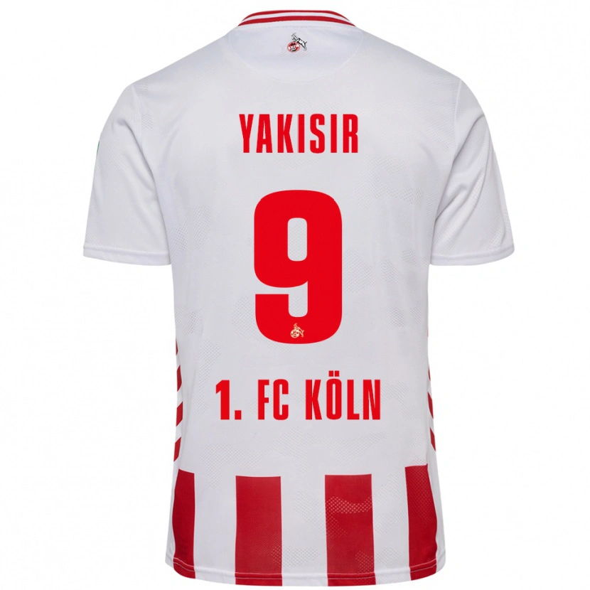 Danxen Kinder Emir-Ahmet Yakisir #9 Weiß Rot Heimtrikot Trikot 2025/26 T-Shirt Österreich