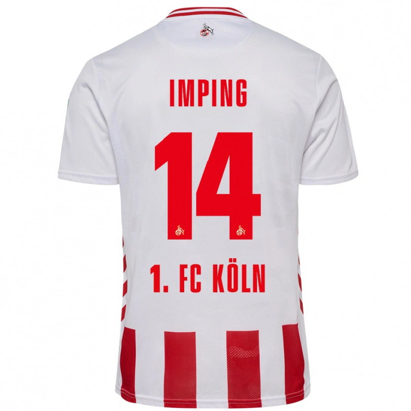 Danxen Kinder Carlotta Imping #14 Weiß Rot Heimtrikot Trikot 2025/26 T-Shirt Österreich