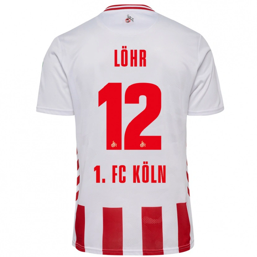 Danxen Kinder Max Löhr #12 Weiß Rot Heimtrikot Trikot 2025/26 T-Shirt Österreich