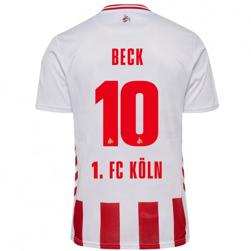 Danxen Kinder Sharon Beck #10 Weiß Rot Heimtrikot Trikot 2025/26 T-Shirt Österreich