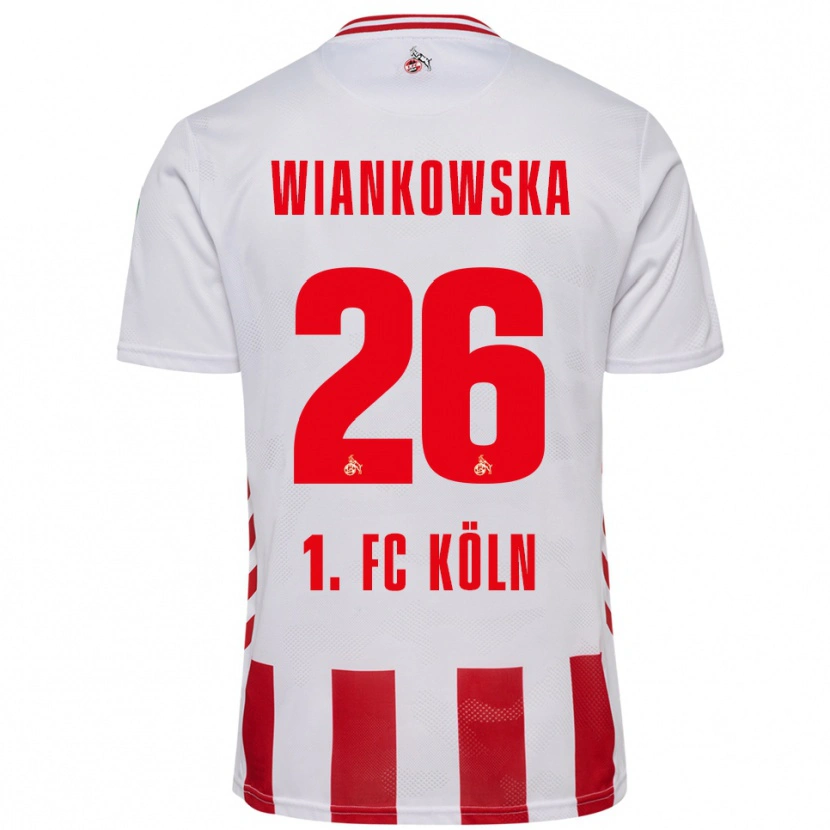 Danxen Kinder Martyna Wiankow­ska #26 Weiß Rot Heimtrikot Trikot 2025/26 T-Shirt Österreich