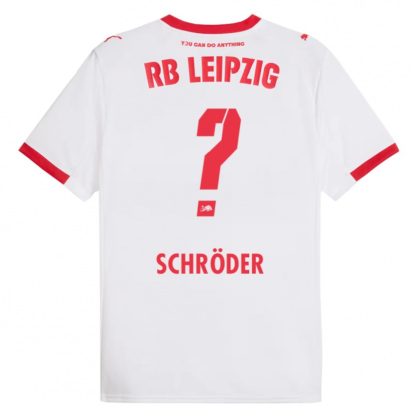 Danxen Kinder Levin Schröder #0 Weiß Rot Heimtrikot Trikot 2025/26 T-Shirt Österreich