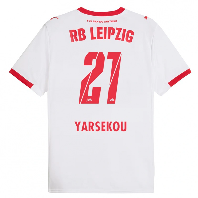 Danxen Kinder Dilane Yarsekou #21 Weiß Rot Heimtrikot Trikot 2025/26 T-Shirt Österreich
