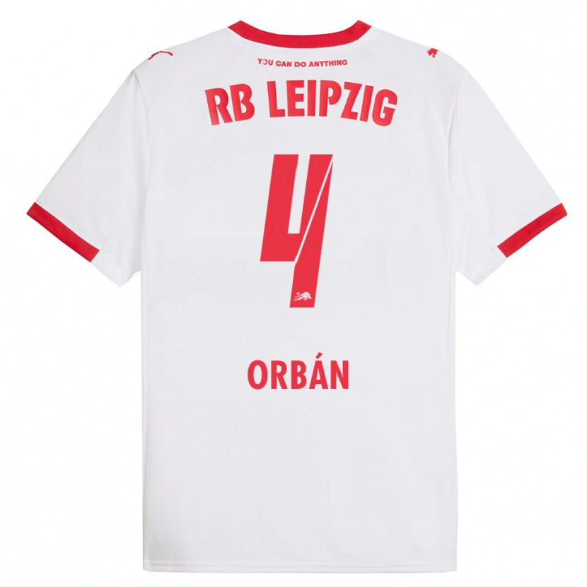 Danxen Kinder Willi Orbán #4 Weiß Rot Heimtrikot Trikot 2025/26 T-Shirt Österreich