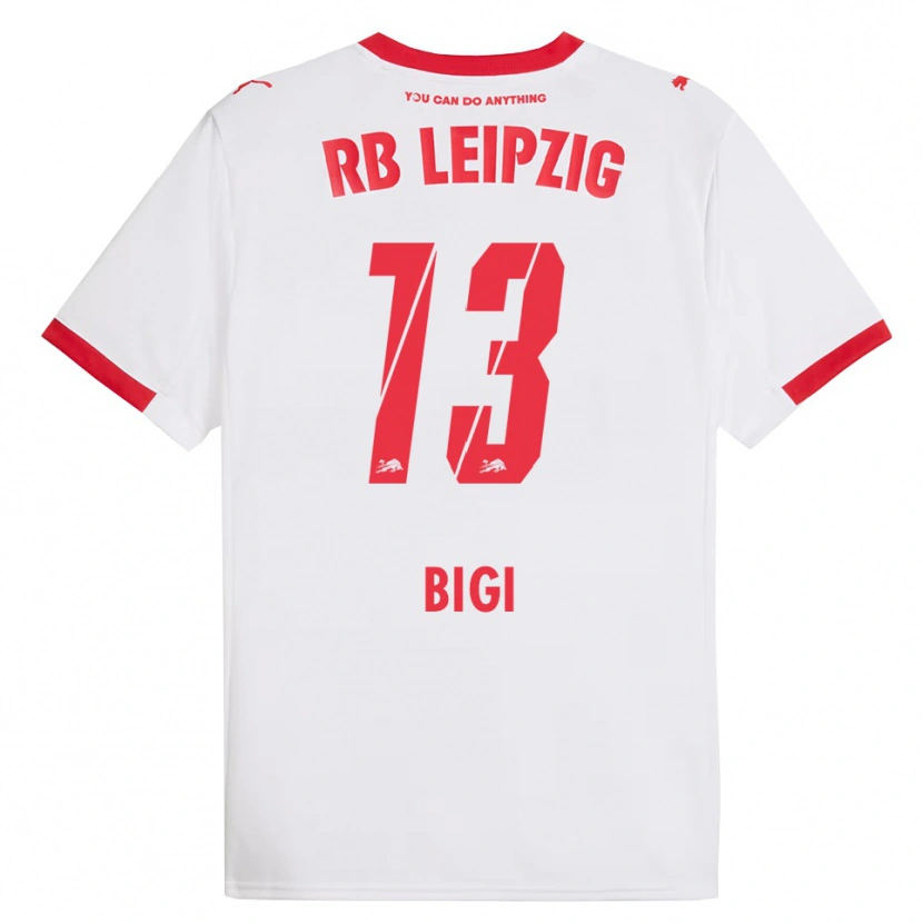 Danxen Kinder Samim Bigi #13 Weiß Rot Heimtrikot Trikot 2025/26 T-Shirt Österreich