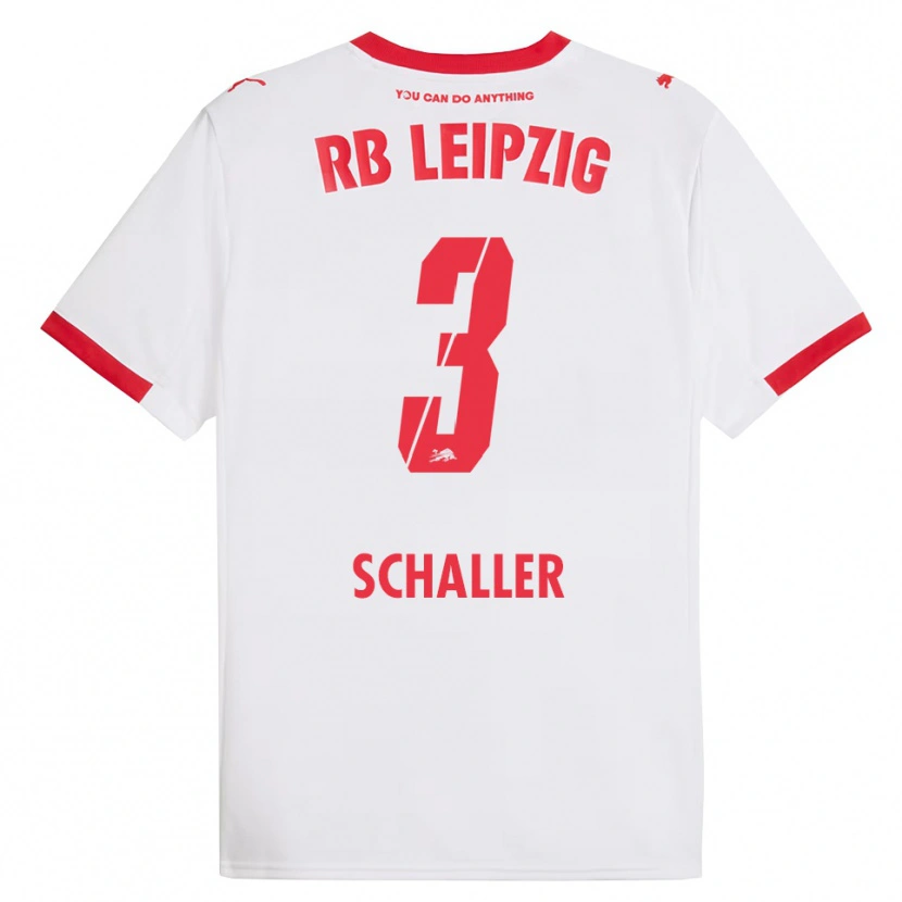 Danxen Kinder Josefine Schaller #3 Weiß Rot Heimtrikot Trikot 2025/26 T-Shirt Österreich