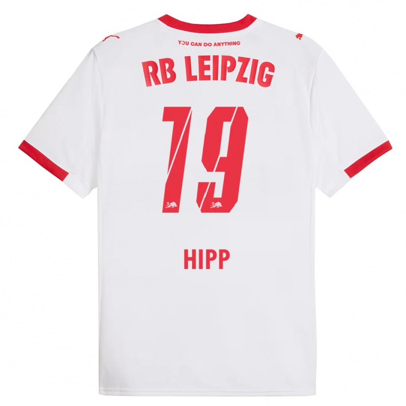 Danxen Kinder Jenny Hipp #19 Weiß Rot Heimtrikot Trikot 2025/26 T-Shirt Österreich