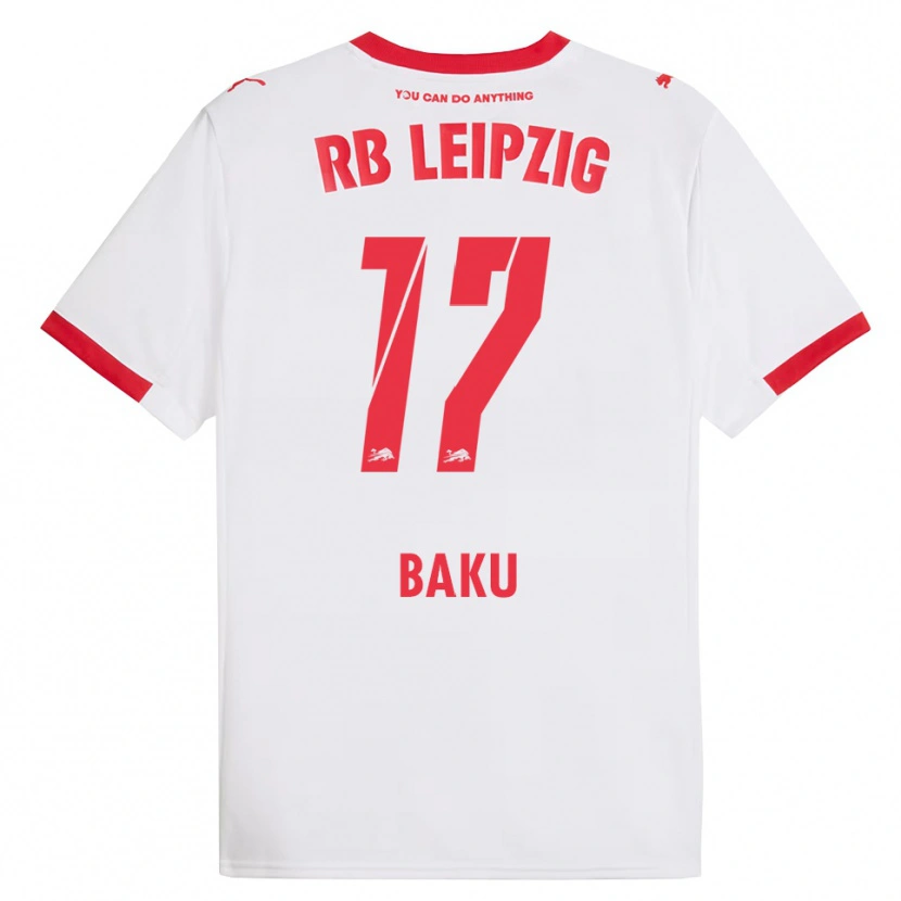 Danxen Kinder Ridle Baku #17 Weiß Rot Heimtrikot Trikot 2025/26 T-Shirt Österreich