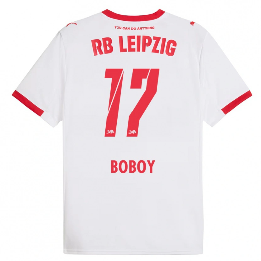 Danxen Kinder Delice Boboy #17 Weiß Rot Heimtrikot Trikot 2025/26 T-Shirt Österreich