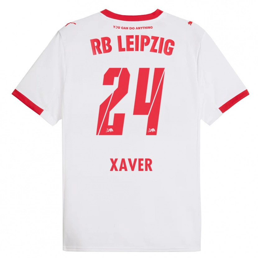 Danxen Kinder Xaver Schlager #24 Weiß Rot Heimtrikot Trikot 2025/26 T-Shirt Österreich