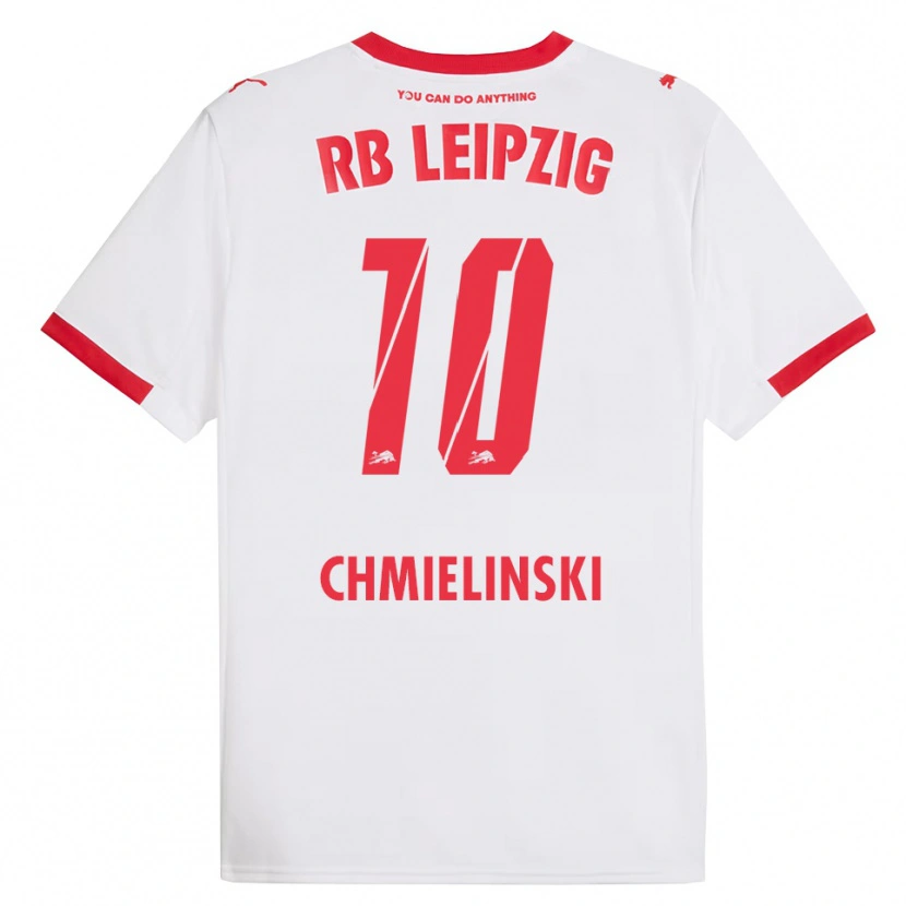 Danxen Kinder Gina Chmielinski #10 Weiß Rot Heimtrikot Trikot 2025/26 T-Shirt Österreich