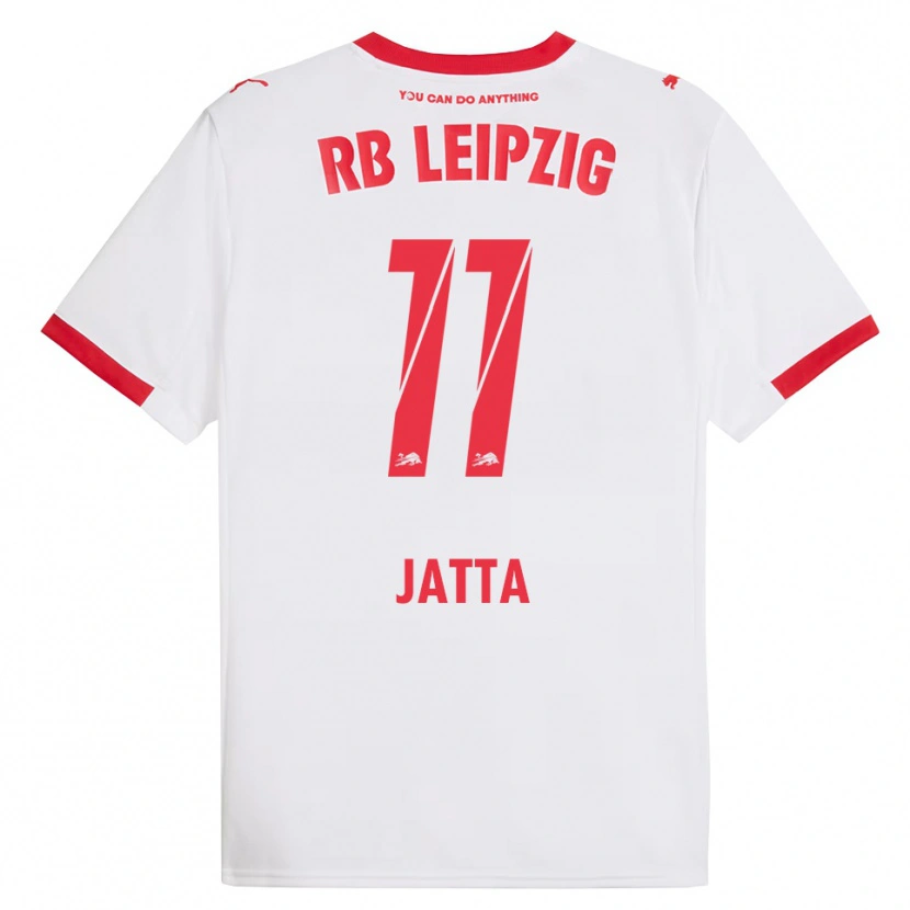Danxen Kinder Nuha Jatta #11 Weiß Rot Heimtrikot Trikot 2025/26 T-Shirt Österreich