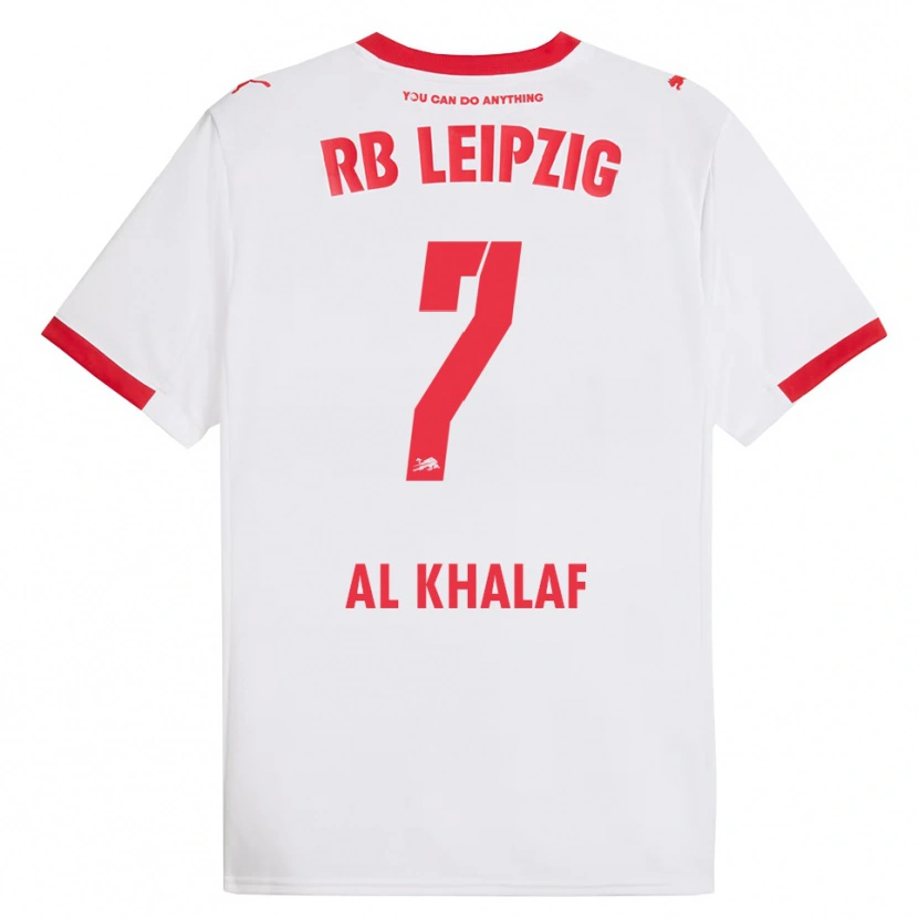 Danxen Kinder Abdul Al Khalaf #7 Weiß Rot Heimtrikot Trikot 2025/26 T-Shirt Österreich