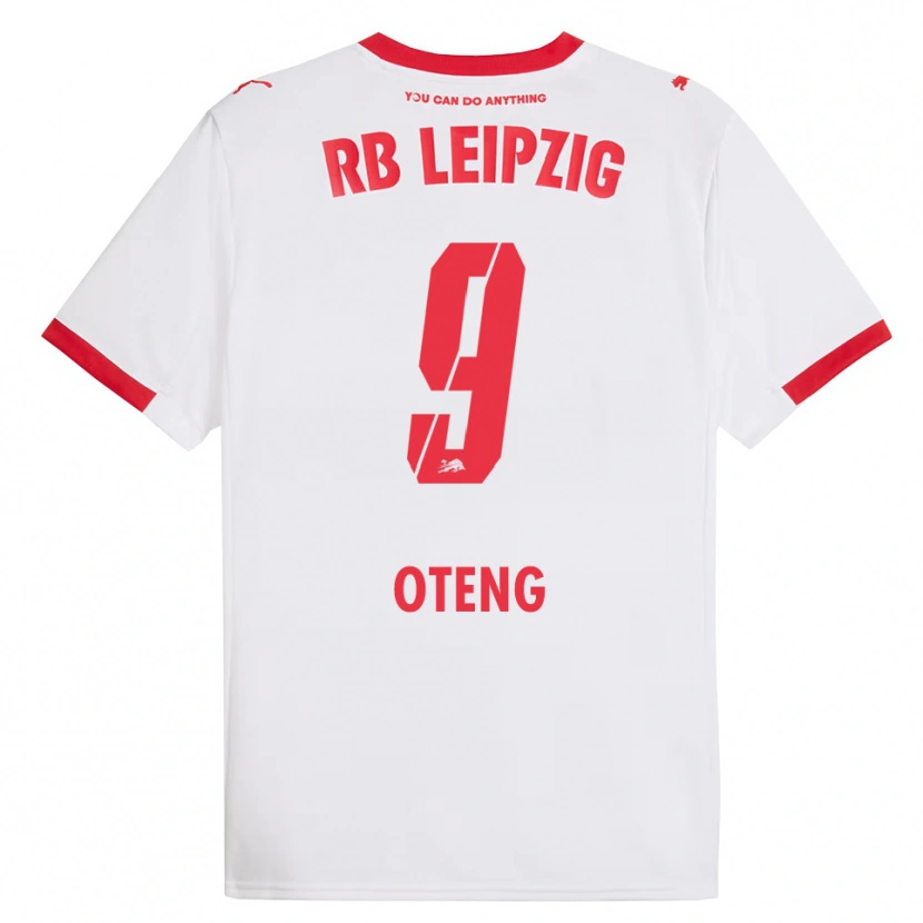 Danxen Kinder Persis Oteng #9 Weiß Rot Heimtrikot Trikot 2025/26 T-Shirt Österreich