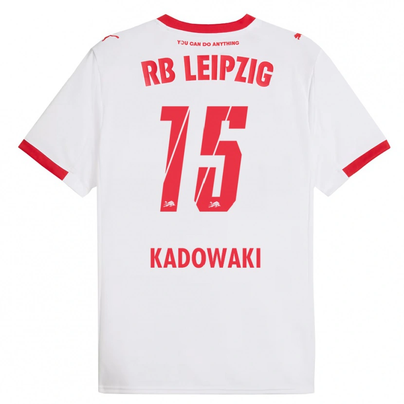 Danxen Kinder Mai Kadowaki #15 Weiß Rot Heimtrikot Trikot 2025/26 T-Shirt Österreich