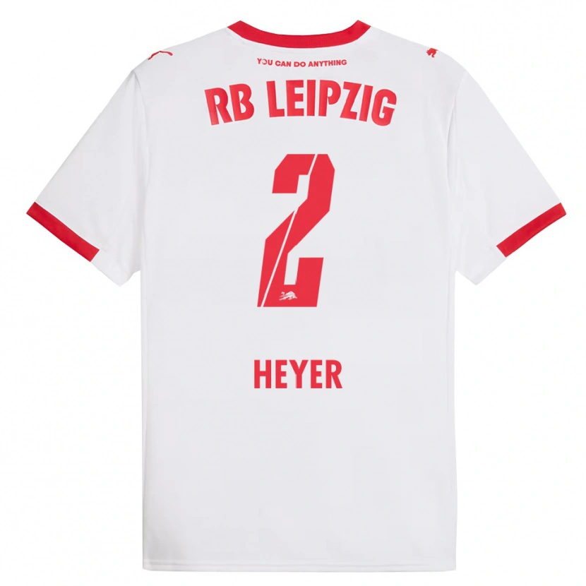 Danxen Kinder Friedrich Heyer #2 Weiß Rot Heimtrikot Trikot 2025/26 T-Shirt Österreich