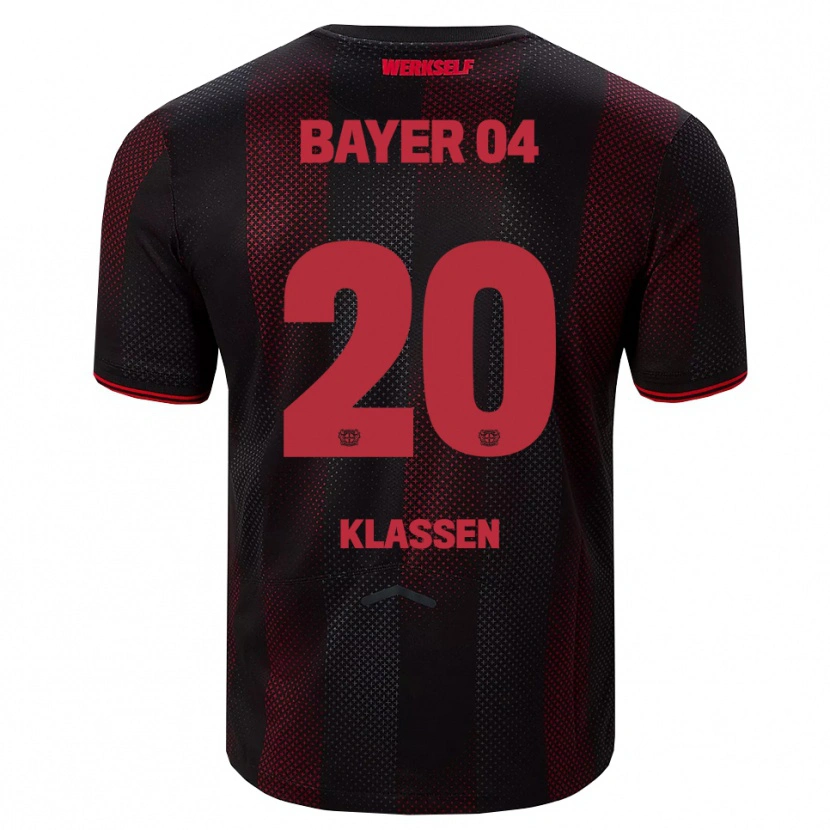 Danxen Kinder Ole Klaßen #20 Schwarz Rot Heimtrikot Trikot 2025/26 T-Shirt Österreich