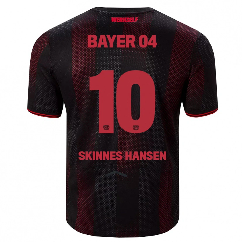 Danxen Kinder Synne Skinnes Hansen #10 Schwarz Rot Heimtrikot Trikot 2025/26 T-Shirt Österreich