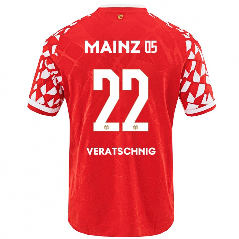 Danxen Kinder Nikolas Veratschnig #22 Rot Weiß Heimtrikot Trikot 2025/26 T-Shirt Österreich