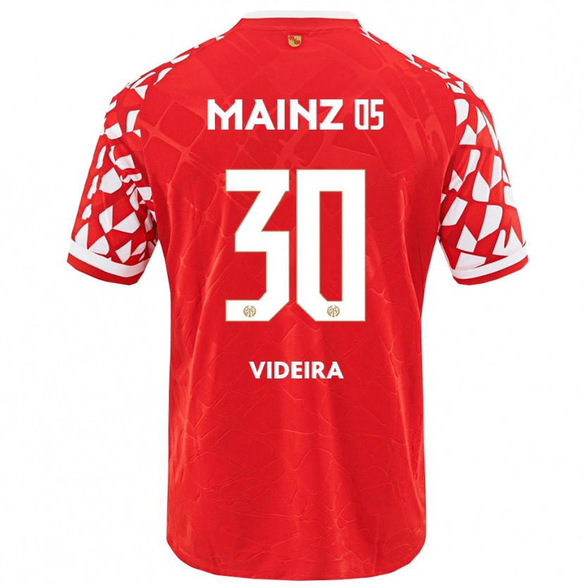 Danxen Kinder Jayson Videira #30 Rot Weiß Heimtrikot Trikot 2025/26 T-Shirt Österreich