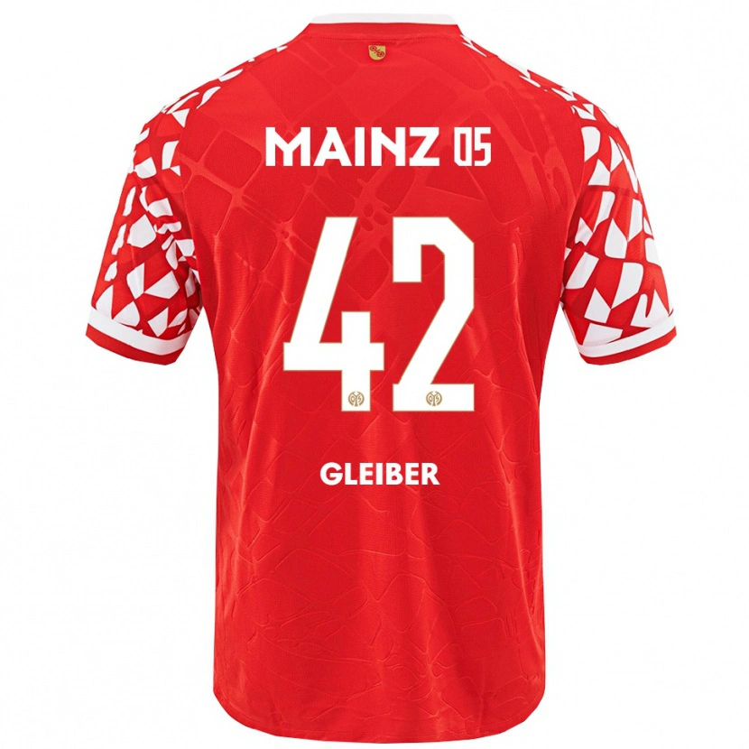 Danxen Kinder Daniel Gleiber #42 Rot Weiß Heimtrikot Trikot 2025/26 T-Shirt Österreich