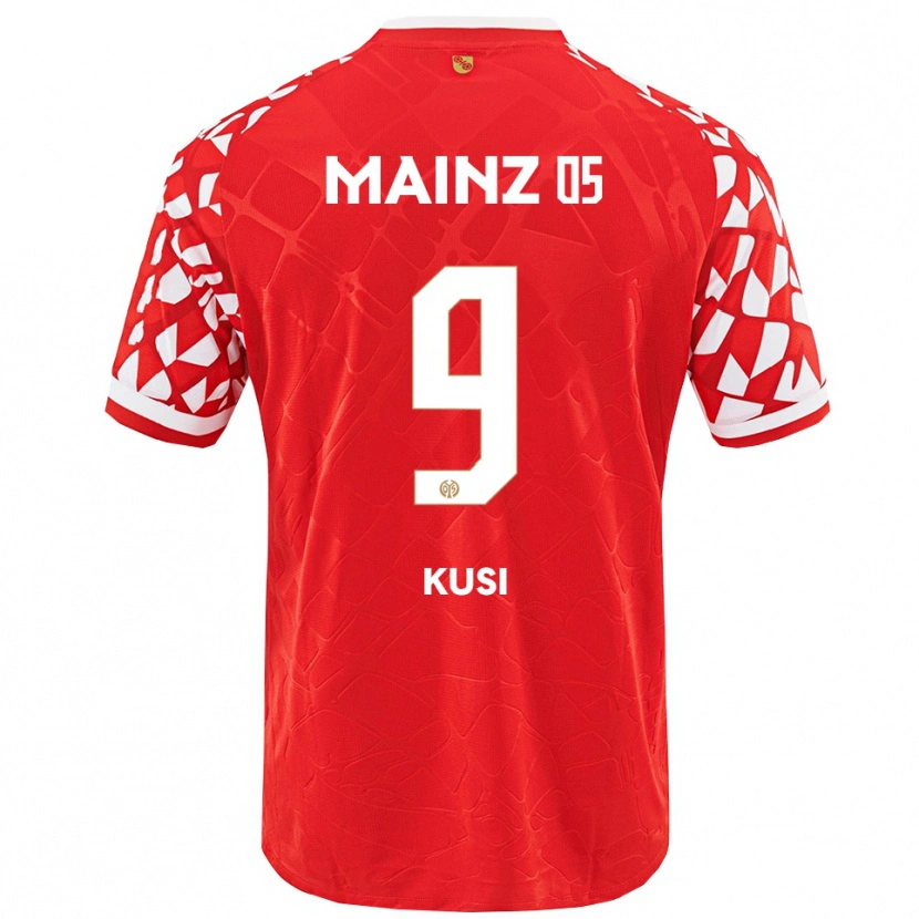 Danxen Kinder Jemain Kusi #9 Rot Weiß Heimtrikot Trikot 2025/26 T-Shirt Österreich