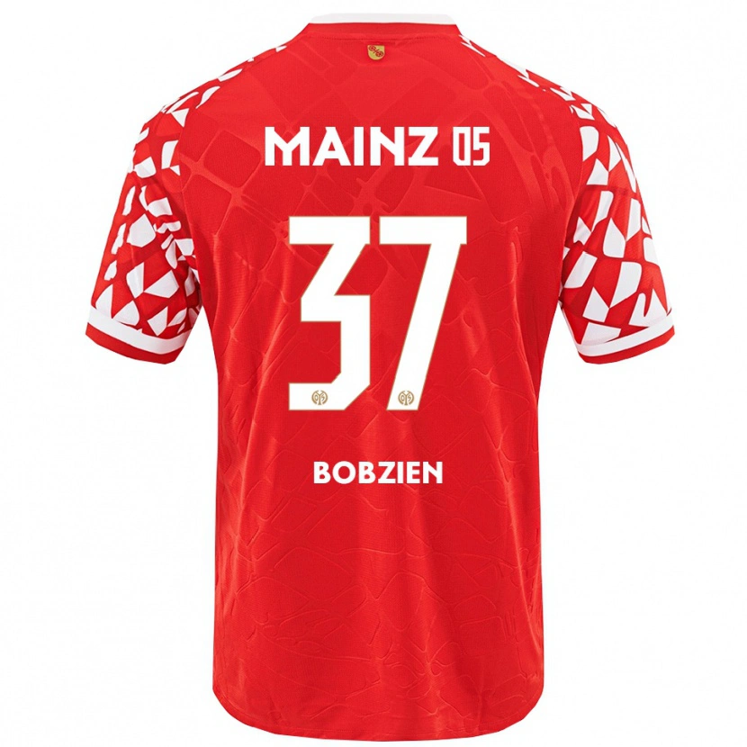 Danxen Kinder Ben Bobzien #37 Rot Weiß Heimtrikot Trikot 2025/26 T-Shirt Österreich