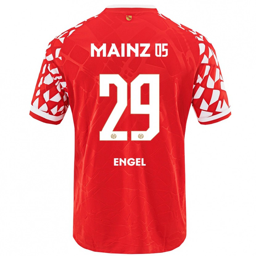 Danxen Kinder Fritz Engel #29 Rot Weiß Heimtrikot Trikot 2025/26 T-Shirt Österreich