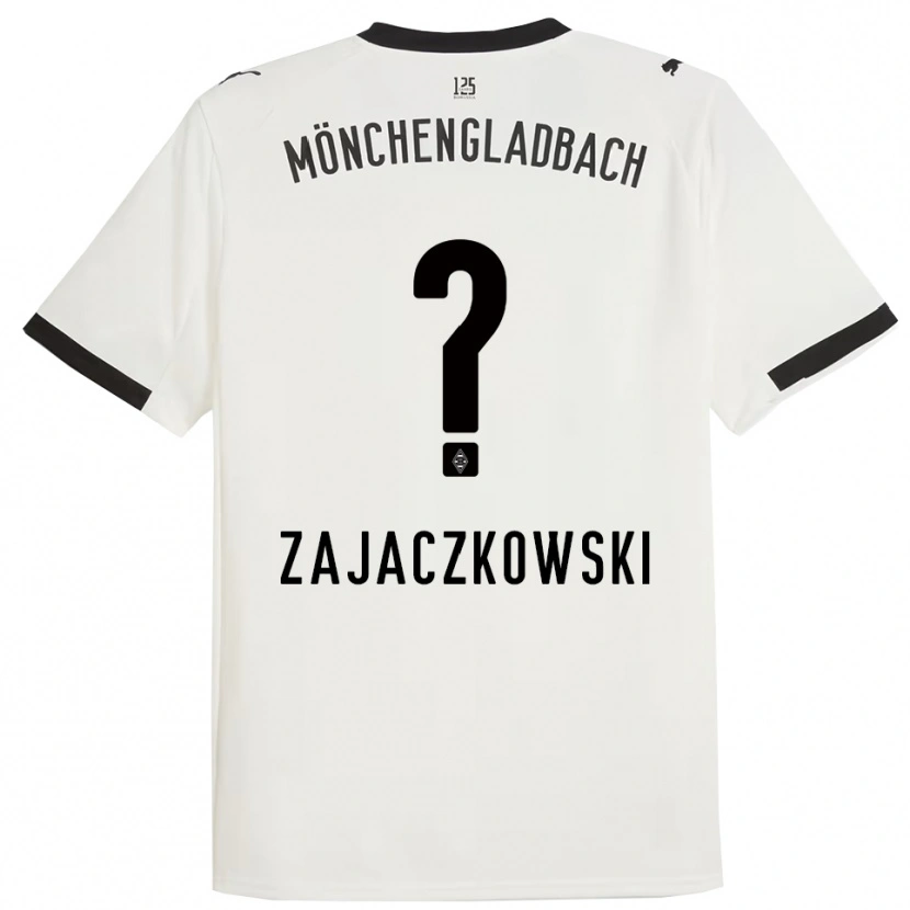 Danxen Kinder Vincent Zajaczkowski #0 Weiß Schwarz Heimtrikot Trikot 2025/26 T-Shirt Österreich